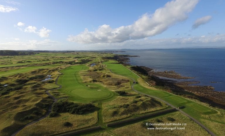 Scotland golf courses – drone photography