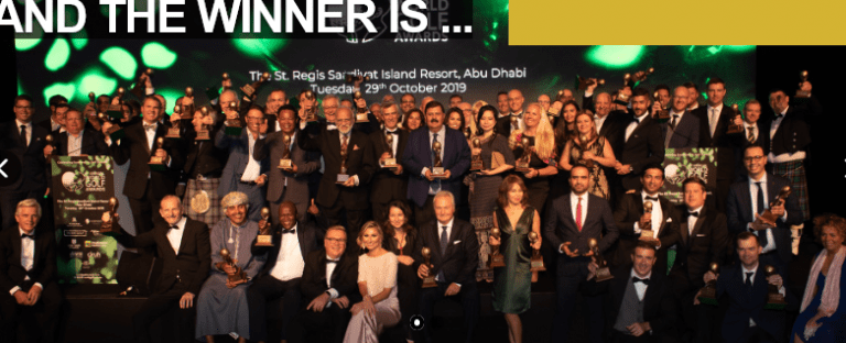 ALL THE WINNERS FROM THE WORLD GOLF AWARDS 2019