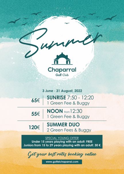 COSTA DEL SOL’S, CHAPARRAL GOLF CLUB LAUNCH SUMMER OFFERS⛳️☀️