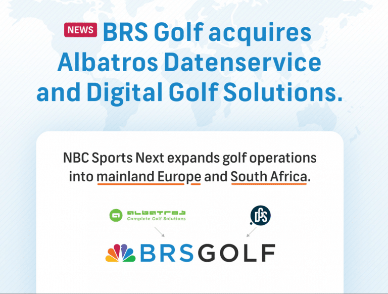 BRS Golf, part of NBC Sports Next, acquires Albatros Datenservice and Digital Golf Solutions