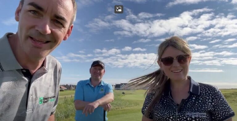 TEAM DG TAKE ON THE ICONIC 18TH AT CARNOUSTIE GOLF LINKS