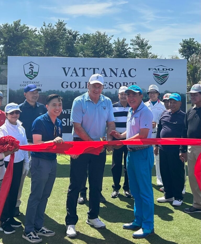 Faldo Hosts Grand Opening Event at Vattanac Golf Resort