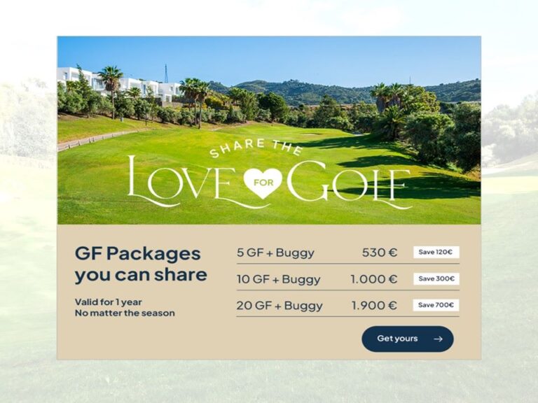 Share the love for golf ❤️ with Santa Clara golf packages