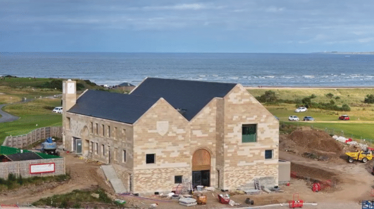 Royal Dornoch Clubhouse 2025 credit Golf Scotland