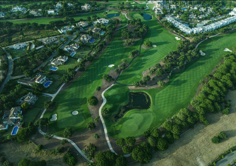 San Roque aerial resort view