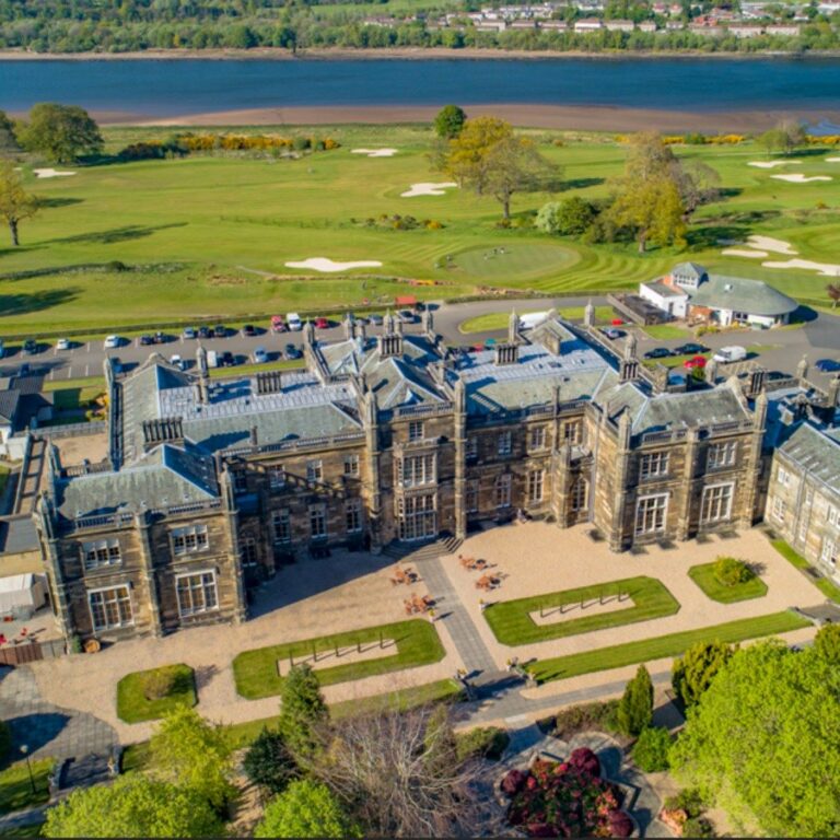 Mar Hall Aerial shot