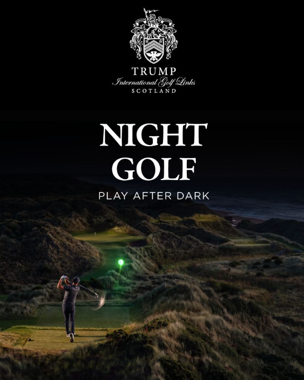 Night Golf Trump Scotland